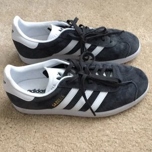 Gray Adidas Gazelle Shoes